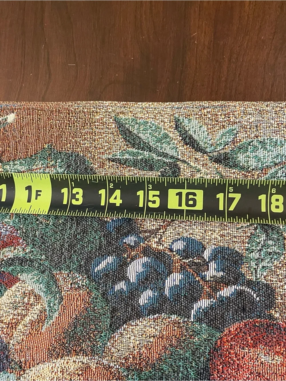 Fruit Tapestry Placemats Set Of 4 Woven Fabric Multicolor Table Kitchen Decor